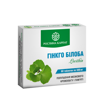 Гінкго білоба Lecithin 60 таб 000000022 фото